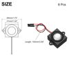 sourcing map 2Pcs 3 Watt 4 Ohm Single Mini Speaker Full-Range Mobile Portable Advertising Machine Speaker Connector Separating Interface for Small Electronic Projects
