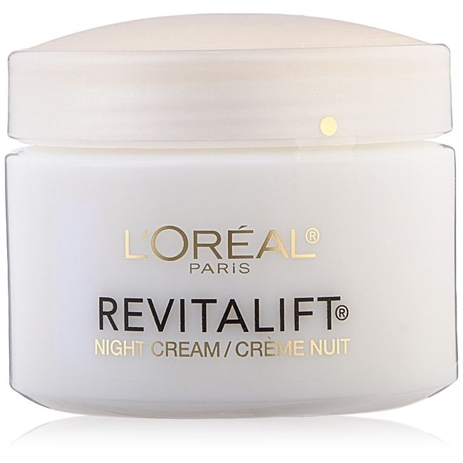 L'Oreal Paris Skin Care Revitalift Anti Wrinkle and Firming Night Cream Bonus Pack, 2.55 Ounce