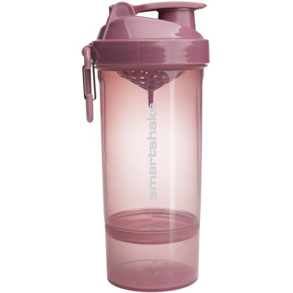 Smartshake Original 2GO One Bottle Shaker Cup with 800 ml Capacity, Deep Rose