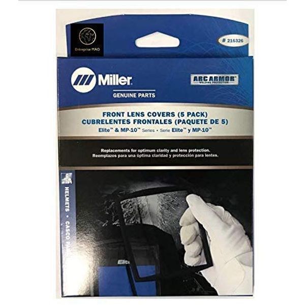 Miller 216326 Elite & MP-10 Front Lens Cover Pkg = 5