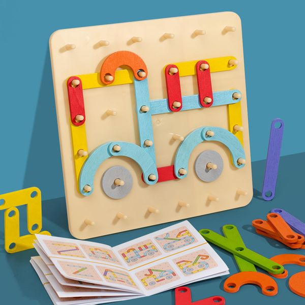 MENG YANG Montessori Toys for 2 3 4 Year Old,35 Pcs Alphabet Puzzle and Number Blocks Toys Set,Fine Motor Skills Toys for 2-5 Year Old,Toddler STEM Wooden Letters Pegboard Toy,Kids Gifts (Wooden)