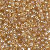 Miyuki Round Seed Beads Size 8/0 22g Silver Lined Gold AB