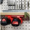 DOUBLE M12 BATTERY WALL MOUNT UNDER  SHELF MOUNT 3D Printed MILWAUKEE PACKOUT