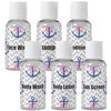 YouCustomizeIt Personalized Monogram Anchor Travel Bottles