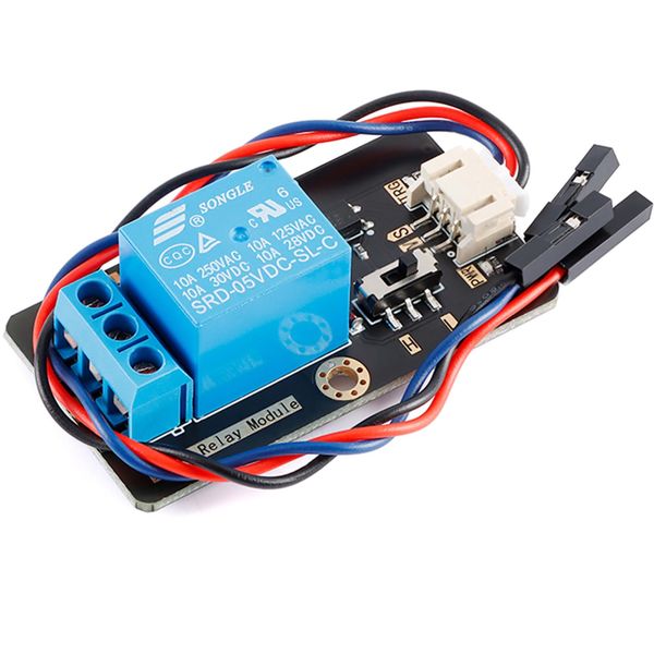 JESSINIE 5V Optocoupler Isolation Relay Module, 1 Channel High/Low Level Trigger, PH2.0-3pin Interface for Arduino Projects