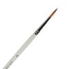 Aktive4Nails Kolinsky Hair Nail Brush Red Sable Real Hair Brush Wooden Handle Round Tip Liner Nail Brush