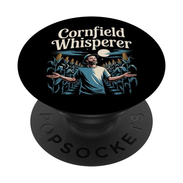 Cornfield Whisperer Corn Farmer PopSockets Adhesive PopGrip