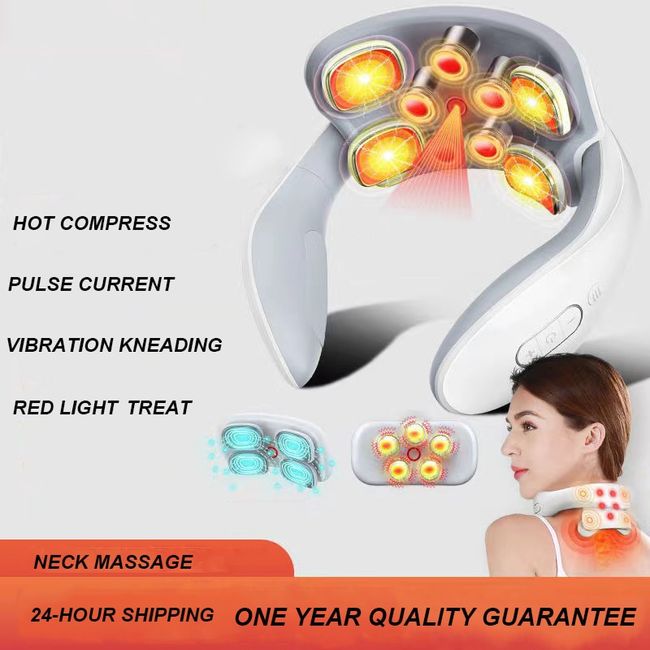 Electric Neck Massager Heating 6 Head Cordless Electric Deep Tissue Trigger  Point Massager Relax, 5 Modes 12 Levels Hand Massage - Neck Massage  Instrument - AliExpress