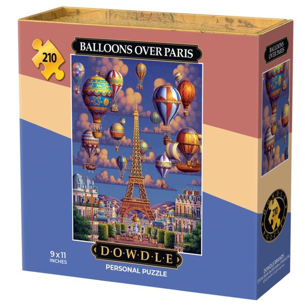 Dowdle Personal Puzzle - Balloons Over Paris - 210 Piece