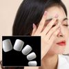 VIVID TELLA Square Fall Nail Short Fake Nails 600 Pieces Artificial Finger Nail Tips with Case Nail Art