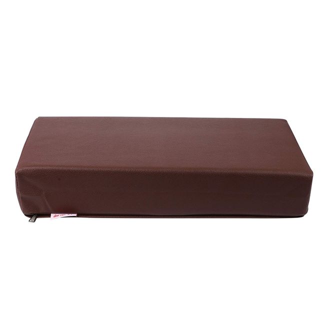 HEALLILY Massage Bolster Pillow Cushion for Massage Tables Leather Square Pillow Cushion Beauty Salon SPA Head Rest Cushion Brown