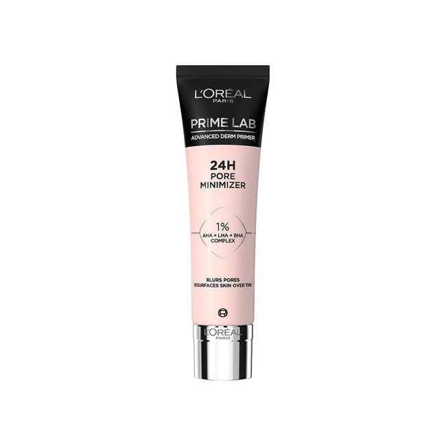 L'Oréal Paris Pore Minimizer Primer, Basis für ein langanhaltendes Make-up, sofort kaschierte Unebenheiten und optisch getarnte Poren, Bis zu 24h Halt, Prime Lab Advanced Derm Primer, 30 ml