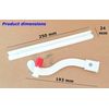 Motorhome/Caravan Plate Holder Secure Storage