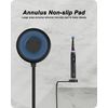 Magnetic Charger Replacement for Oral-B iO Series 7/8/9 Electric Toothbrush, Magnetic Charging Base Compatible with Oral-B Electric Toothbrush iO Series (Black)