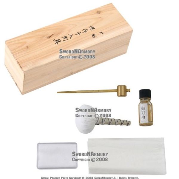 Japanese Samurai Katana Sword Maintenance Cleaning Kit