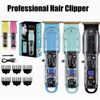 Men Pro Hair Rechargeable, Cordless Clippers,Cutting Beard ,Barber Grade Machine