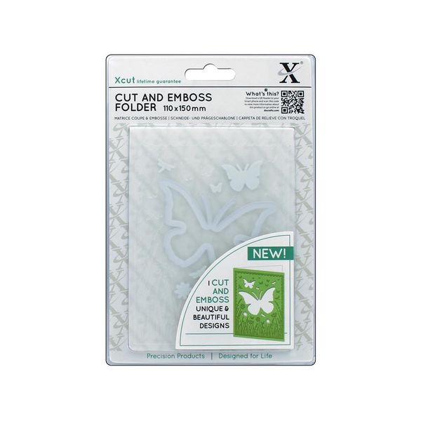 Xcut Die Cut and Embossing Folder, Paper, Steel, One Size