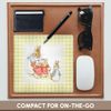 3dRose, Image of Peter Rabbit On Cream Checks, Mouse Pad