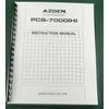 AZDEN PCS-7000H Instruction Manual - comb bound and protective covers!