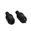 kenable 2 pin DIN Plug and Socket Speaker HiFi Connector Screw Terminals Ends [2 Pack]