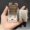 2 Pack Hidden Hinges Trap Door Hinges for Folding Self Locking Hinged Cabinet Doors, Kitchen Folding Table Extensions