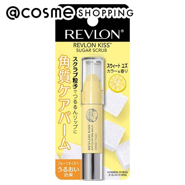 &quot;11/5 10x points&quot; Revlon Kiss Sugar Scrub Limited Edition 113 Sweet Yuzu Body/Sweet Yuzu Scent 2.6g Lip Balm @cosme _23BC