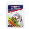 Luck E Strike Hydra-Vibe 1/2 Ounce Spinnerbait with Custom Blades for High Frequency Pulse