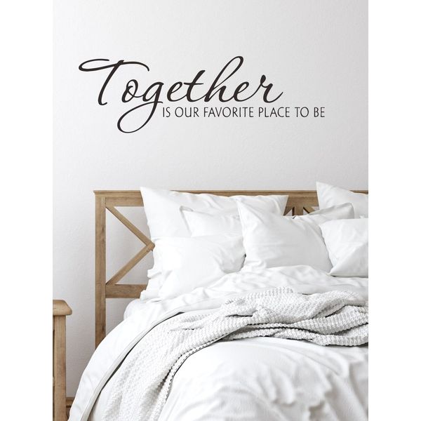 Together Is Our Favorite Place To Be Wall Sticker Creative Decor Wall Art