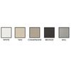 Custom Size Window Screen Kit (Champagne) Assembly Required