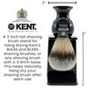 Kent Shaving Brush Stand, Black, Small