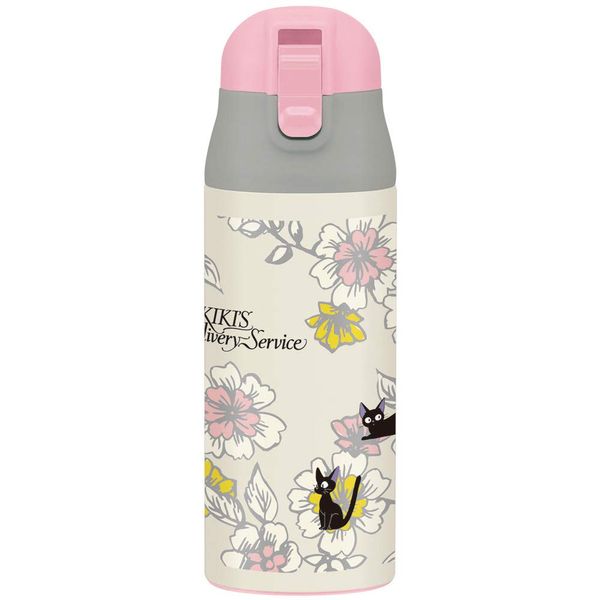 Skater SDPC4 Ghibli Mug Bottle, 12.2 fl oz (360 ml), Thermal Insulated Stainless Steel Water Bottle, Gigi Elegance, Kiki's Delivery Service