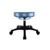 17" Table Height Adjustable Round Seat ,Spa, Medical, Lab, Cleanroom, Blue
