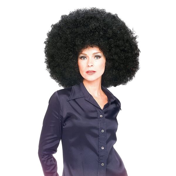 Rubies- Seventies Afro Wig Black