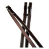 Collegiate Plain Reins IV, Black, 5/8"x54"