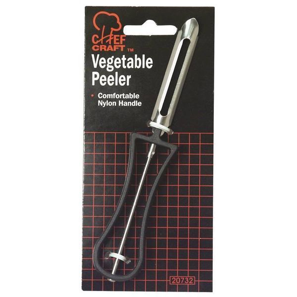 Chef Craft 20732 Vegetable Peeler, Carbon Steel Nylon