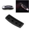 EMSea Car 3-Button Remote Key Rubber Pad Compatible with Auto Remote Key Fob Button Pad Replacement Key Case Shell Cover Protector Black