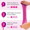 Slime Creator - Glitter Base - Bright Pink | 180ml Easy-Pour Bottle | Safe & Tested for Slime Making