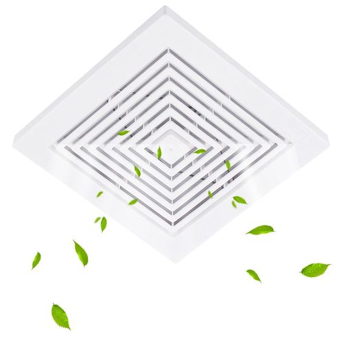 WKZO BP46 BP90 Bathroom Ceiling Fan Grille with Springs Replacement Parts for Square Ceiling or Wall-Mount Exhaust Fan Fits Models 663 670 671 675 688 689 Ventilation Fan -Plastic Cover White