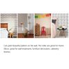 Greek Art 7" DIY Patterned Paint Roller Decorative Rubber Roller with Plastic Handle (Model 049)