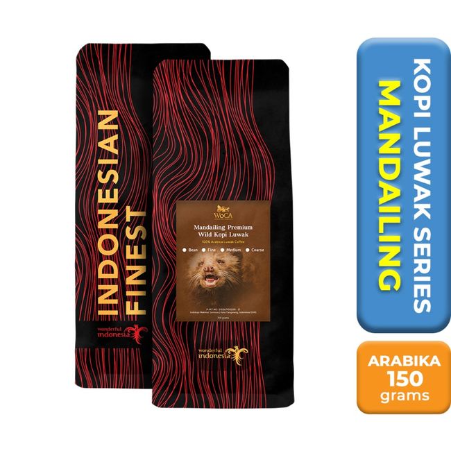 Coffee Luwak Arabika Mandailing 150 grams - Seeds