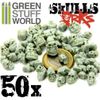 Greenstuff World Oak Skulls 50pcs Miniature Accessories GSWD-1387