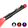 2Pack Multi-Function LED Pocket Pen Light 3 IN 1 LED Flashlight W/AAA Batteries