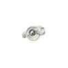 KAISH 12pcs Flat Top Guitar Amplifier Knobs Effect Pedal Knob Chicken-Head Knobs Clear
