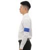 Solid Color Elastic Armband with Velcro (Blue)