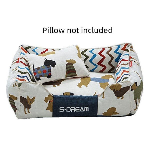 Cozy Haven: The Ultimate Removable And Washable Dog Cat Bed - Mi Puppy Brown / S 45X35X18Cm