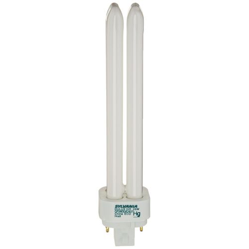 LEDVANCE Sylvania 20684 Compact Fluorescent 4 Pin Double Tube 2700K, 26-watt, 2700k, 1 Count (Pack of 1)