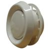 Adjustable Air Valve - Round White for 100mm/4" Duct