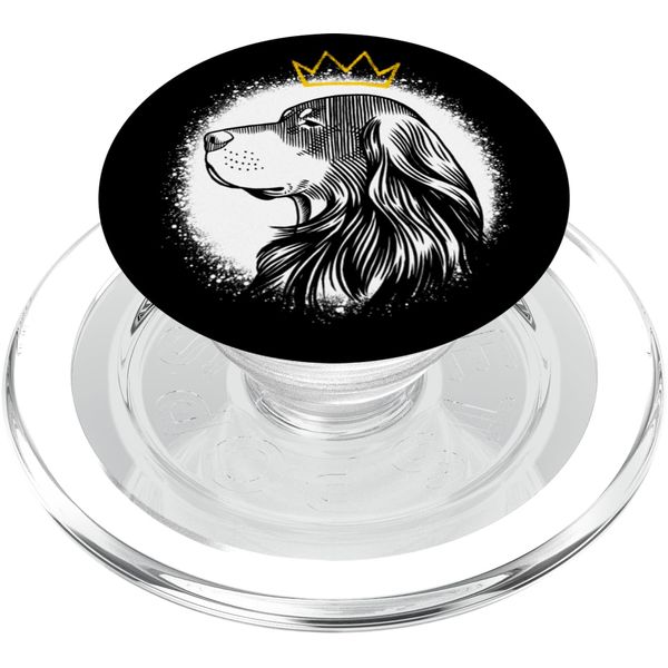 Gordon Setter with Crown PopSockets PopGrip for MagSafe