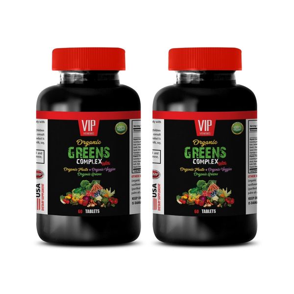 superfood tablets - ORGANIC GREENS COMPLEX - natural energy booster 2B