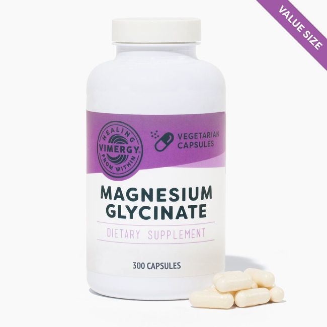 Vimergy Magnesium Glycinate, 300 Servings – Value Size